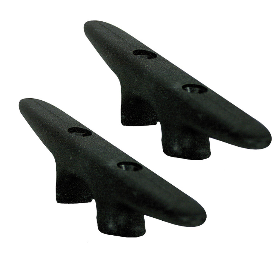 Whitecap Black Nylon Cleat 6" Pair 3421BP — Quality Boat Parts