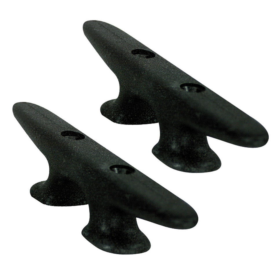 Whitecap Black Nylon Cleat 8" Pair 3439BP — Quality Boat Parts