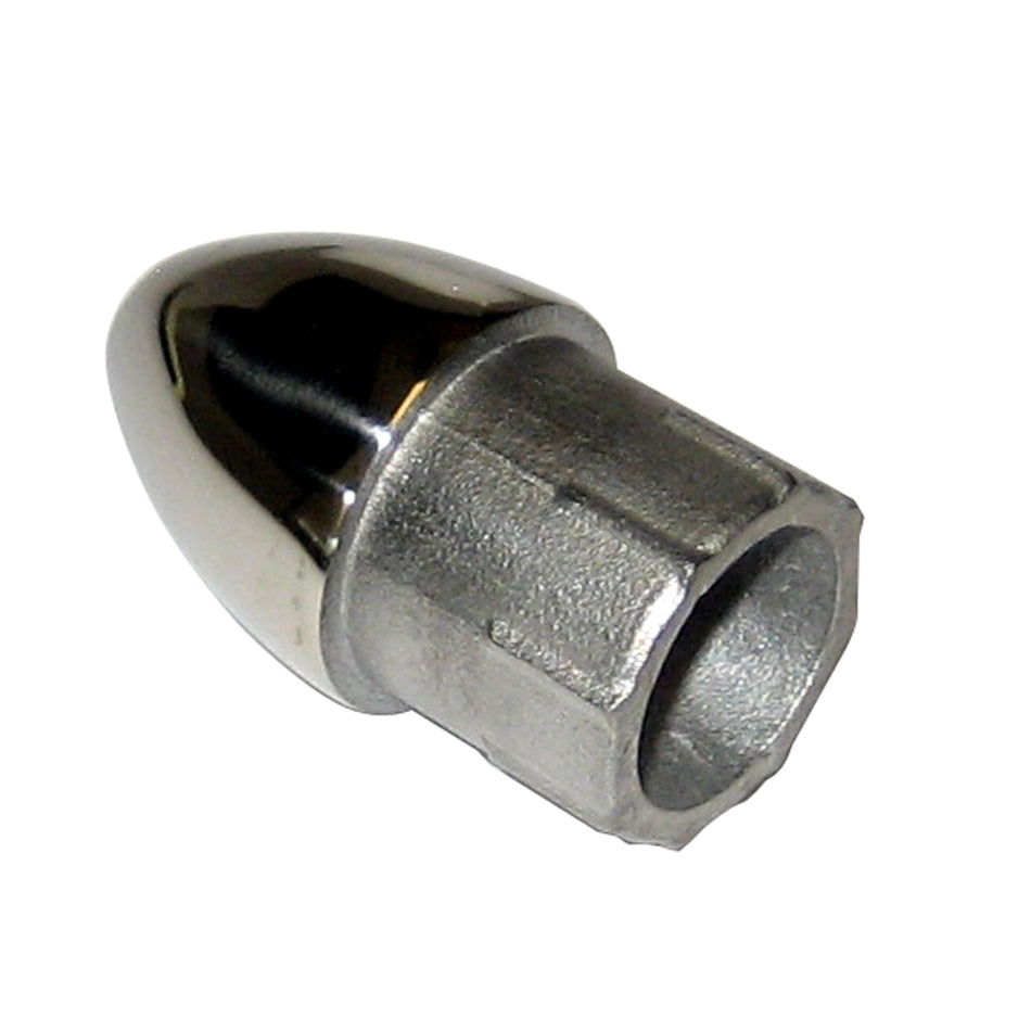 Whitecap Bullet End - 316 Stainless Steel - 7/8" Tube O.D. 6229C — Quality Boat Parts