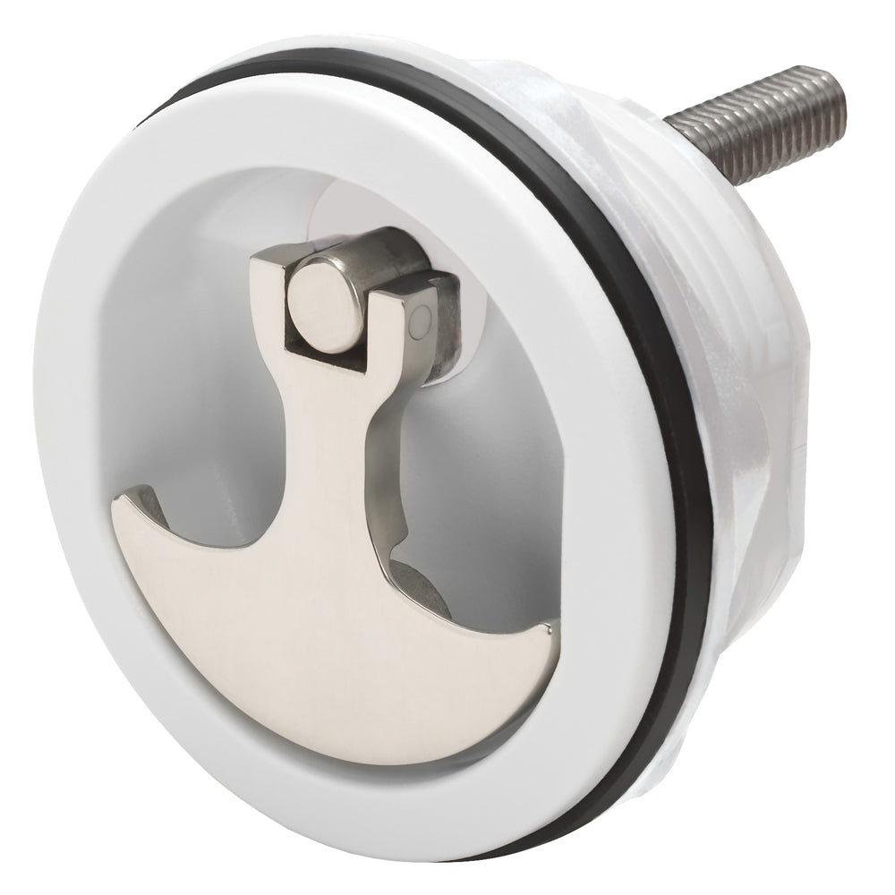 Whitecap Compression Handle - Nylon White/Stainless Steel - Non-Locking 6230WC — Quality Boat Parts