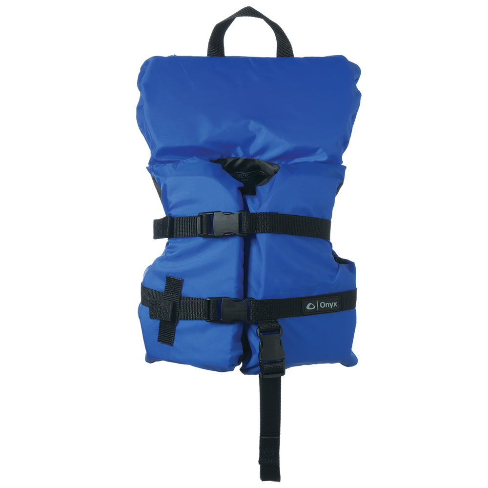 Onyx Nylon General Purpose Life Jacket - Infant/Child Under 50lbs - Blue 103000-500-000-12 — Quality Boat Parts