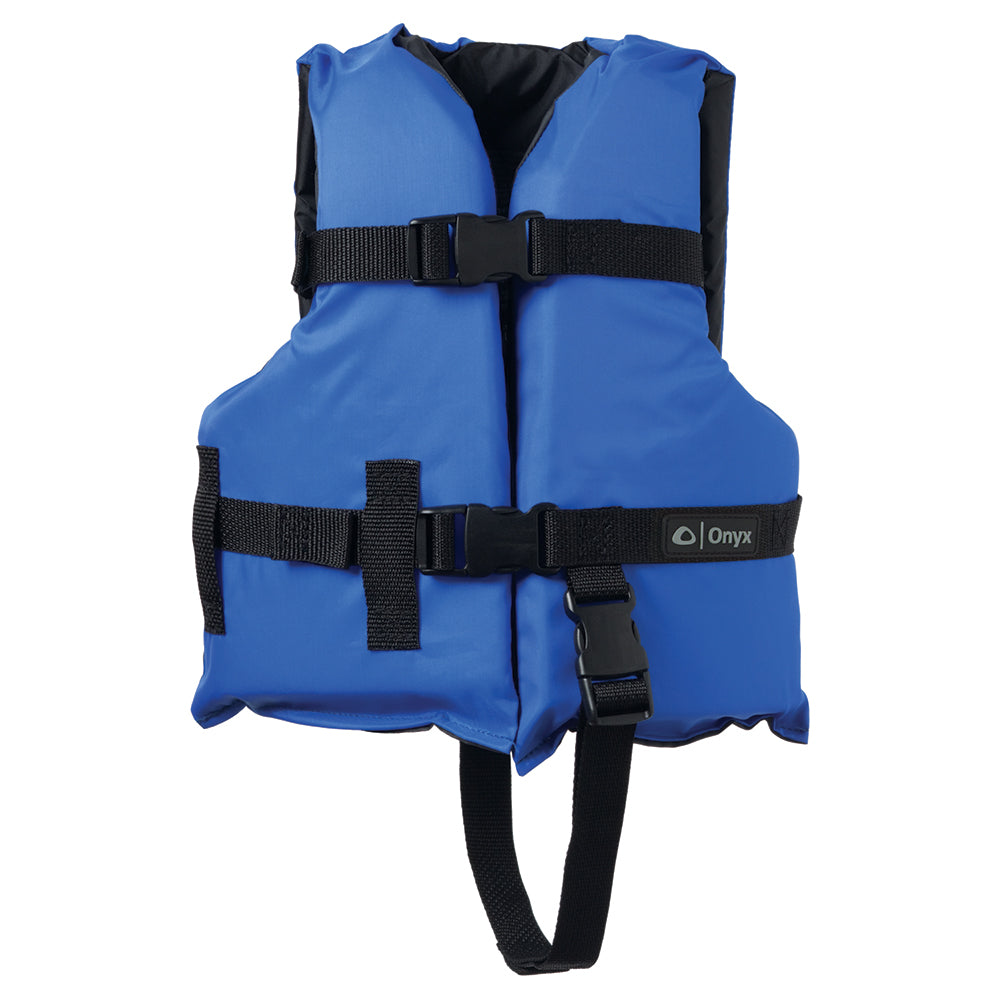 Onyx Nylon General Purpose Life Jacket - Child 30-50lbs - Blue 103000-500-001-12 — Quality Boat Parts
