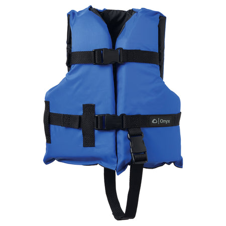 Onyx Nylon General Purpose Life Jacket - Child 30-50lbs - Blue 103000-500-001-12 — Quality Boat Parts