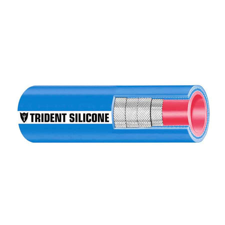 Trident Marine 8" ID x 6' Long Silicone Marine Wet Exhaust & Water Hose - Blue 202V8001 — Quality Boat Parts