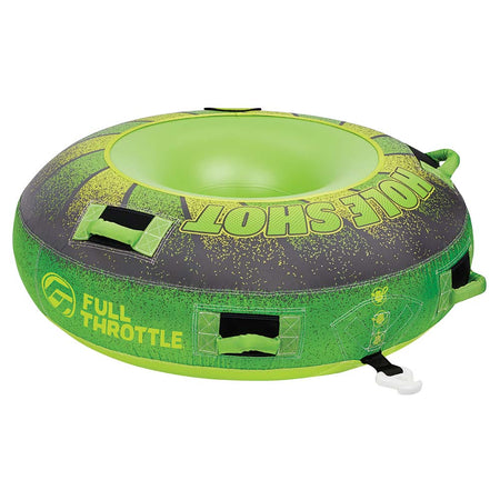 Full Throttle Hole Shot Towable Tube - 1 Rider - Green 302000-400-001-21 — Quality Boat Parts
