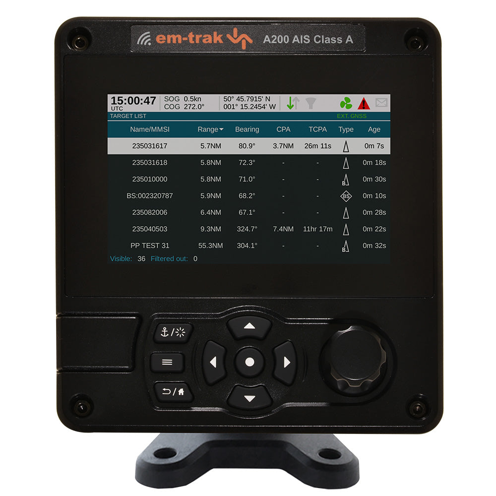 em-trak A200 Class A AIS Transceiver 425-0012 — Quality Boat Parts
