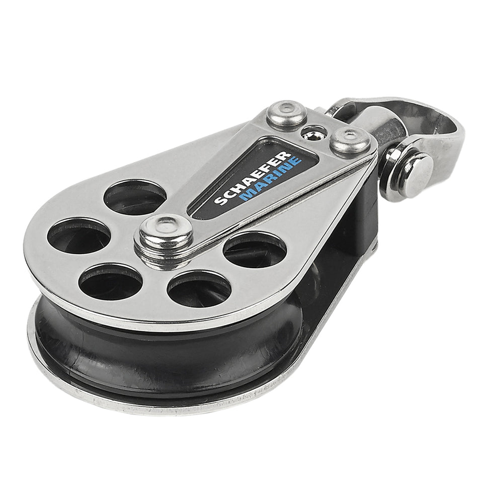 Schaefer Single Stainless Steel Block - 51mm Sheave 505-05 — Quality Boat Parts