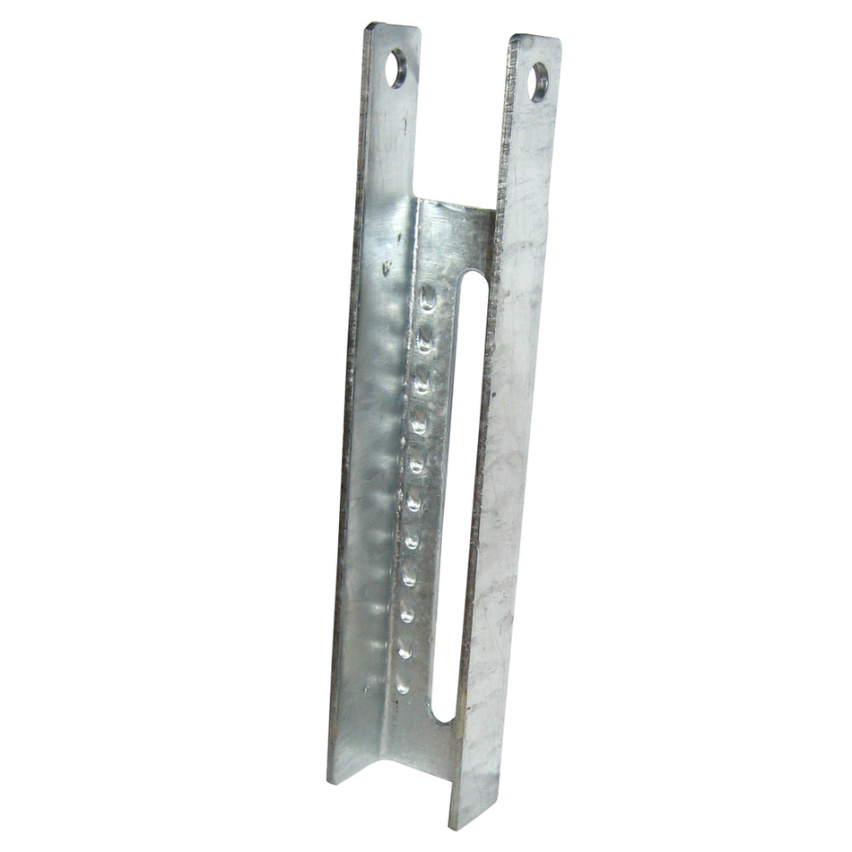 C.E. Smith Vertical Bunk Bracket Lanced - 9-1/2" 10600G40 — Quality Boat Parts