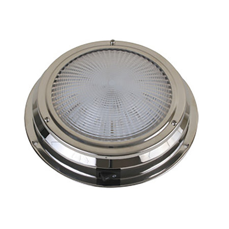 Scandvik LED Dome Light - Traditional - Stainless Steel - 5.5" - 12V 41324P — Quality Boat Parts