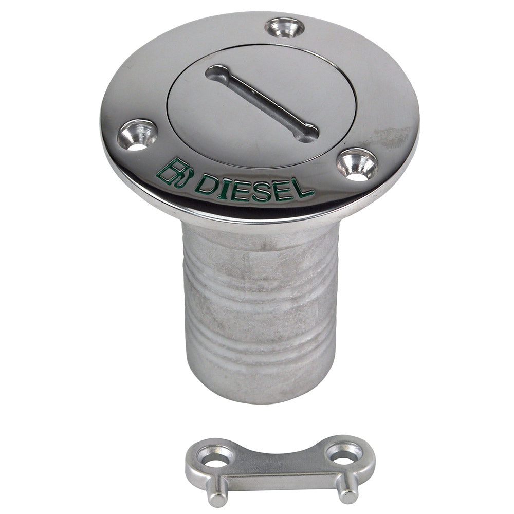 Whitecap Hose Deck Fill - 2" Hose - Diesel 6395C — Quality Boat Parts