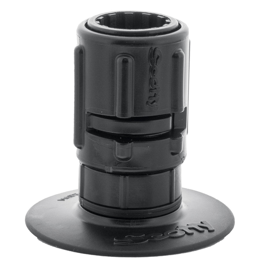 Scotty 448 Stick-On Mount w/Gear-Head Adapter - 3" Pad 0448-BK — Quality Boat Parts