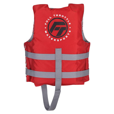 Full Throttle Child Nylon Life Jacket - Red 112200-100-001-22 — Quality Boat Parts