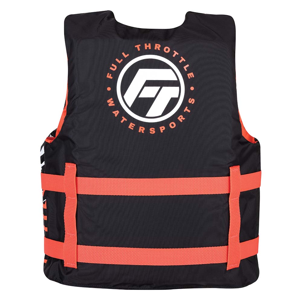 Full Throttle Youth Nylon Life Jacket - Pink/Black 112200-105-002-22 — Quality Boat Parts