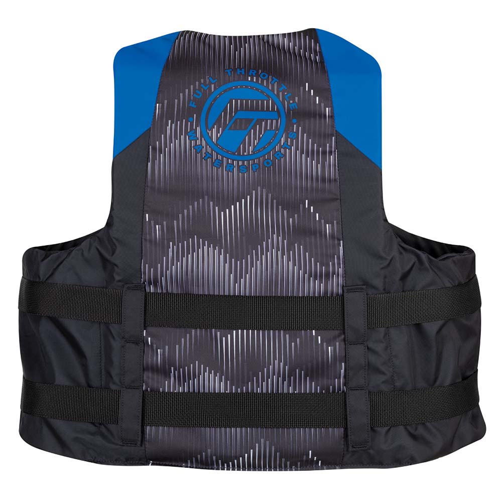 Full Throttle Adult Nylon Life Jacket - S/M - Blue/Black 112200-500-030-22 — Quality Boat Parts