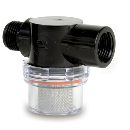Shurflo by Pentair Twist-On Water Strainer - 1/2" Pipe Inlet - Clear Bowl 255-313 — Quality Boat Parts