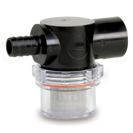 Shurflo by Pentair Twist-On Water Strainer - 1/2" Barb Inlet - Clear Bowl 255-323 — Quality Boat Parts