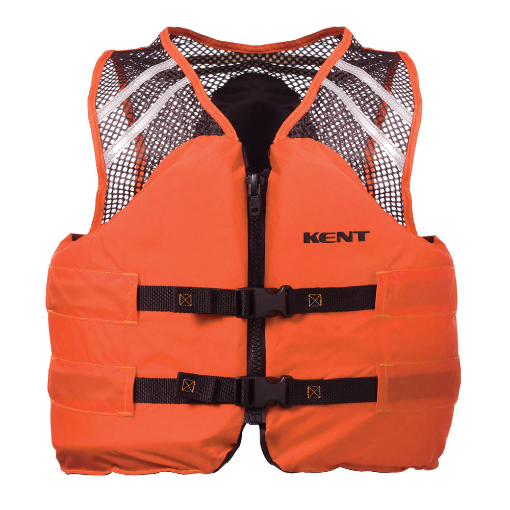 Kent Mesh Classic Commercial Vest - Large - Orange 150600-200-040-23 — Quality Boat Parts