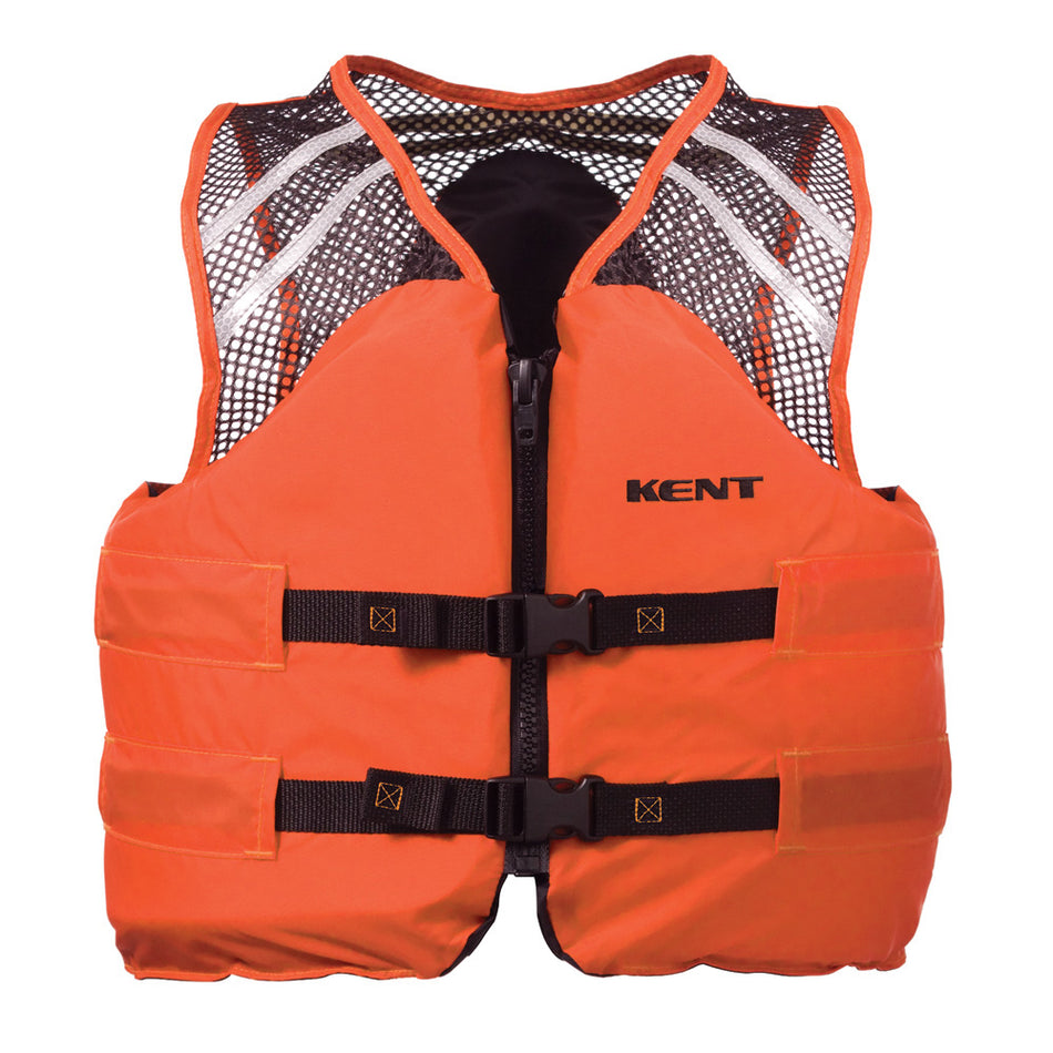 Kent Mesh Classic Commercial Vest - Large - Orange 150600-200-040-23 — Quality Boat Parts