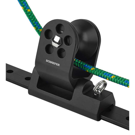 Schaefer Twin Sheet Block f/1-1/4" T-Track - Black 32-97 — Quality Boat Parts