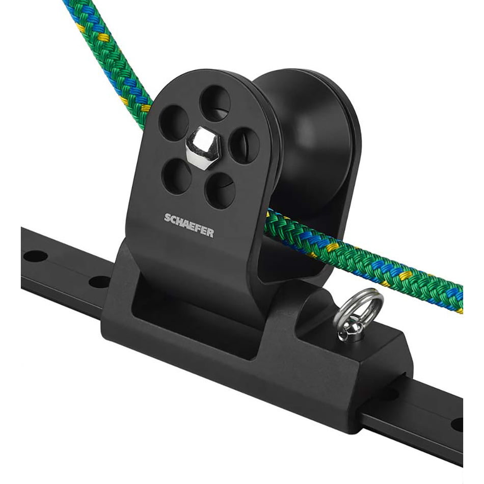Schaefer Twin Sheet Block f/1-1/4" T-Track - Black 32-97 — Quality Boat Parts