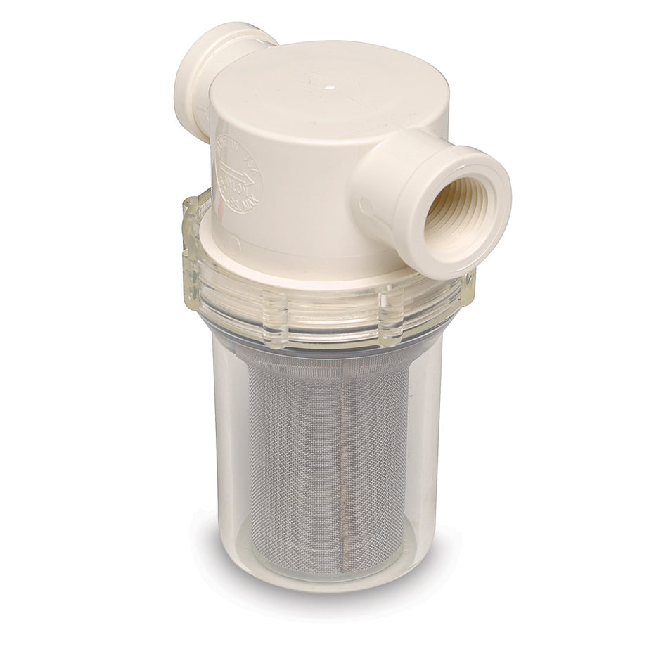 Shurflo by Pentair 1/2" Raw Water Strainer - 50 Mesh Screen 253-120-01 — Quality Boat Parts