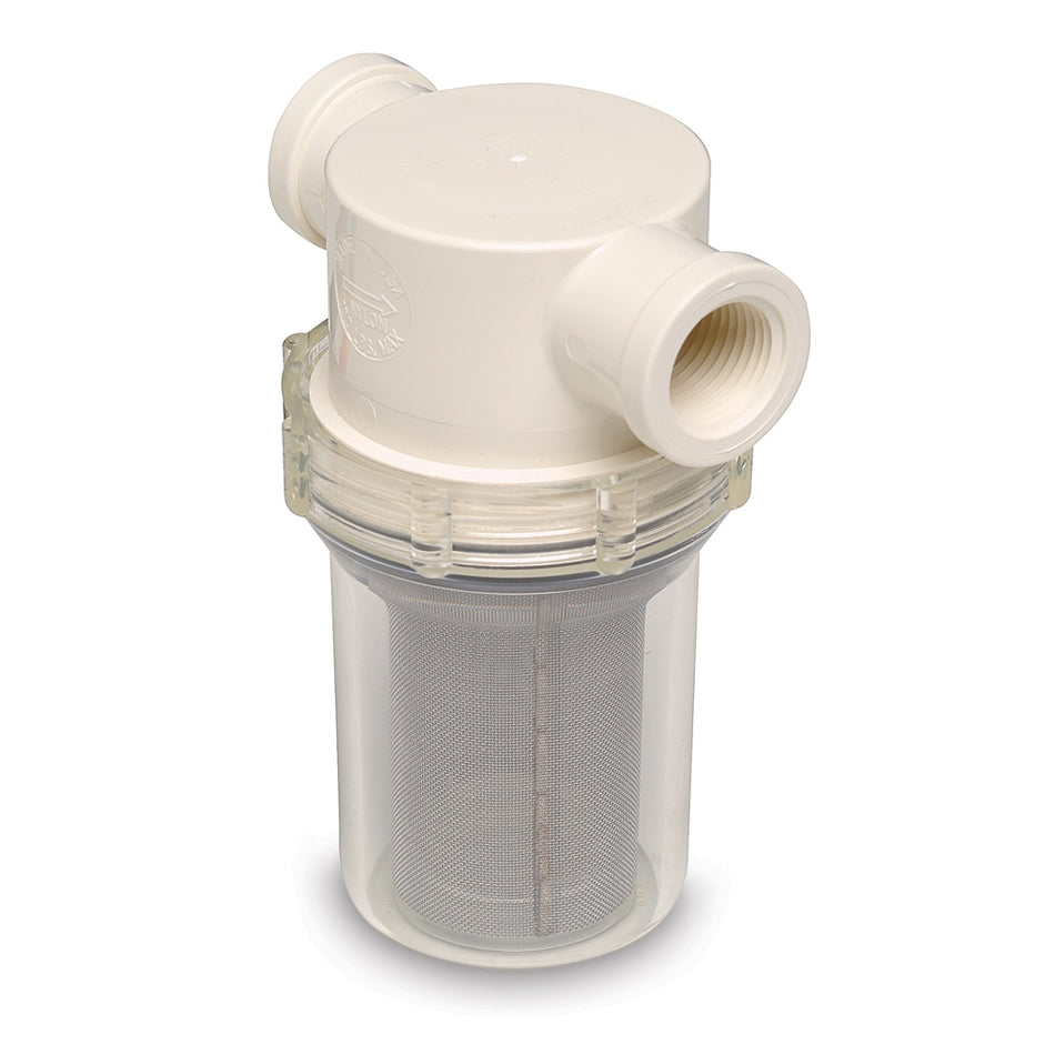 Shurflo by Pentair 3/4" Raw Water Strainer - 50 Mesh Screen 253-220-01 — Quality Boat Parts