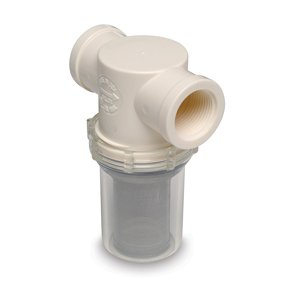 Shurflo by Pentair 1" Raw Water Strainer - 50 Mesh Screen 253-320-01 — Quality Boat Parts