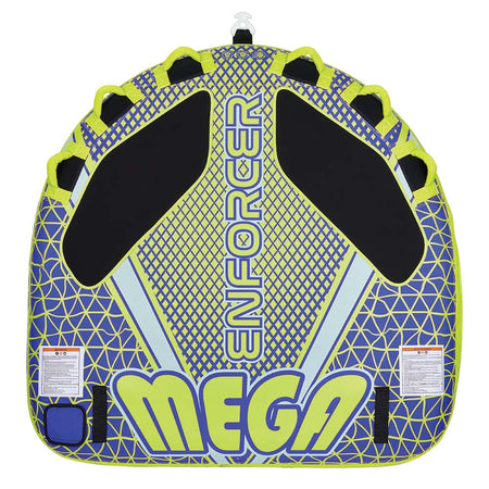 Full Throttle Mega Enforcer Towable Tube - 3 Rider - Yellow 302200-300-003-21 — Quality Boat Parts