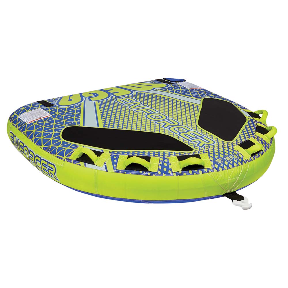 Full Throttle Mega Enforcer Towable Tube - 3 Rider - Yellow 302200-300-003-21 — Quality Boat Parts