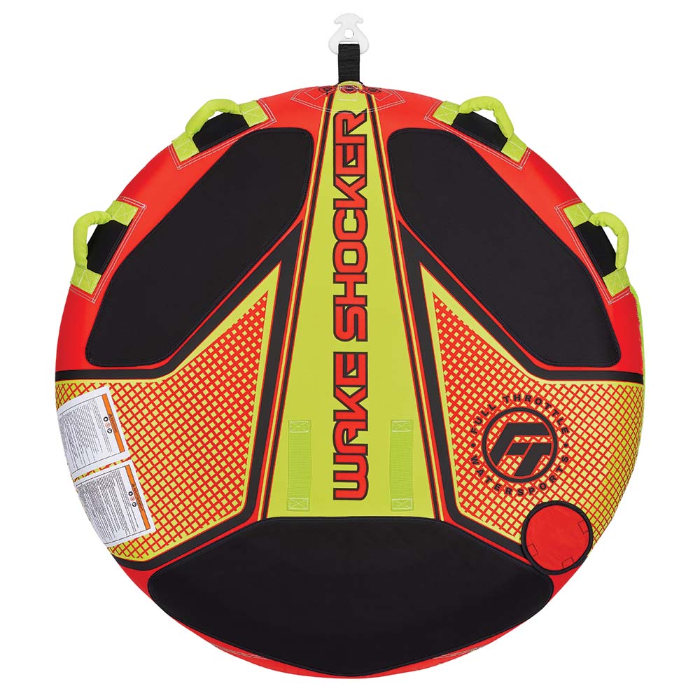 Full Throttle Wake Shocker Towable Tube - 2 Rider - Red 302400-100-002-21 — Quality Boat Parts