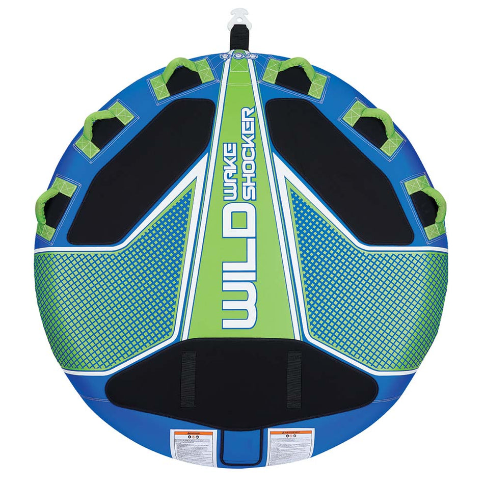 Full Throttle Wild Wake Shocker Towable Tube - 3 Rider - Blue 302400-500-003-21 — Quality Boat Parts