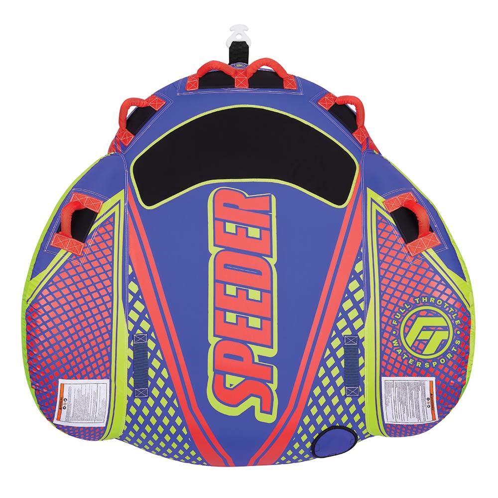 Full Throttle Speeder Towable Tube - 2 Rider - Blue 302900-500-002-21 — Quality Boat Parts