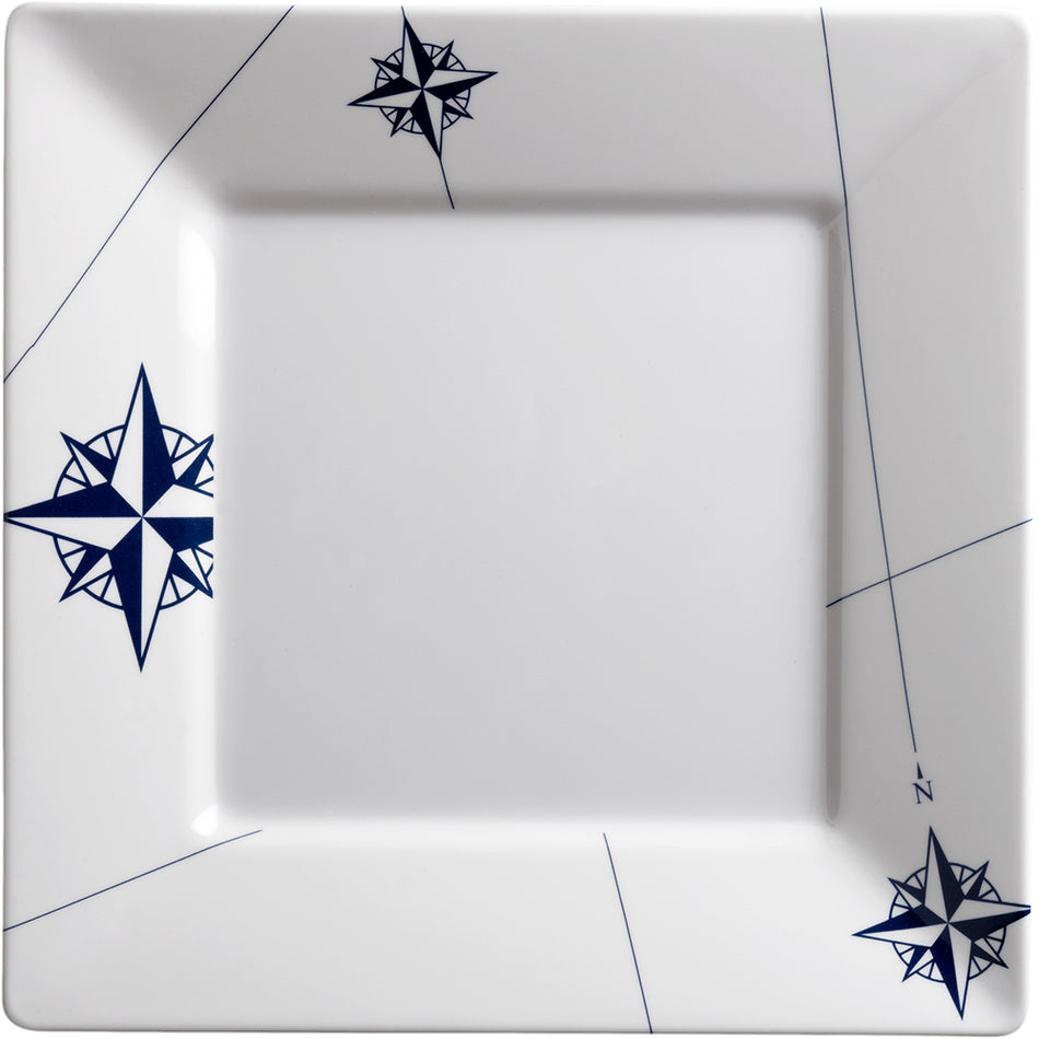 Marine Business Melamine Square, Flat Dinner Plate - NORTHWIND - 10" x 10" Set of 6 15021C — Quality Boat Parts