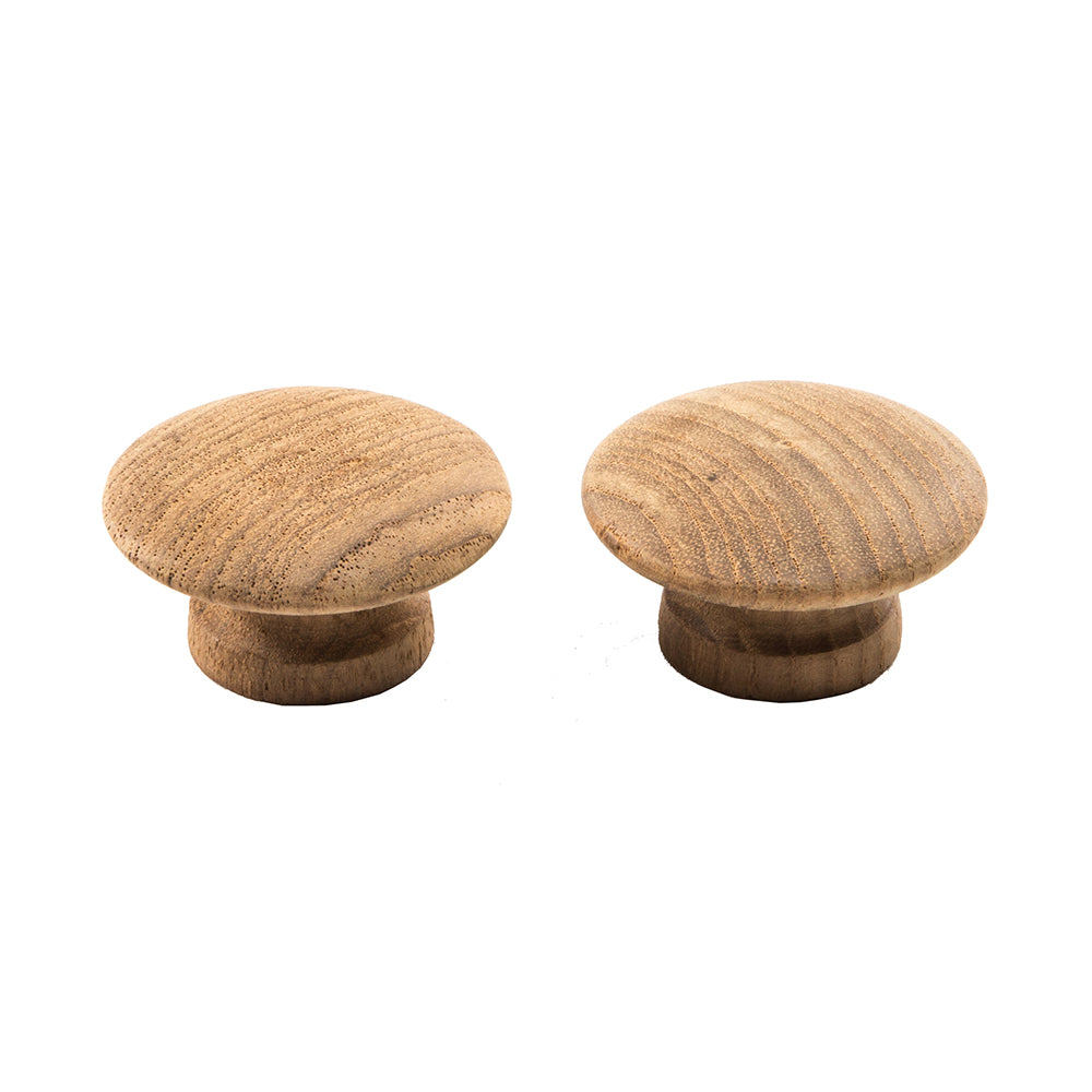 Whitecap Teak Round Drawer Knob - 2" - 2 Pack 60120-A — Quality Boat Parts