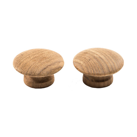 Whitecap Teak Round Drawer Knob - 2" - 2 Pack 60120-A — Quality Boat Parts