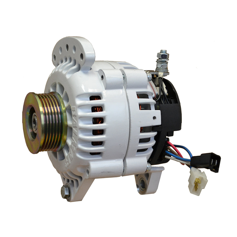 Balmar Alternator 120 Amp 12V 3.15" Dual foot Saddle Single K6 Pulley w/Isolated Grounding 60-120-K6 — Quality Boat Parts