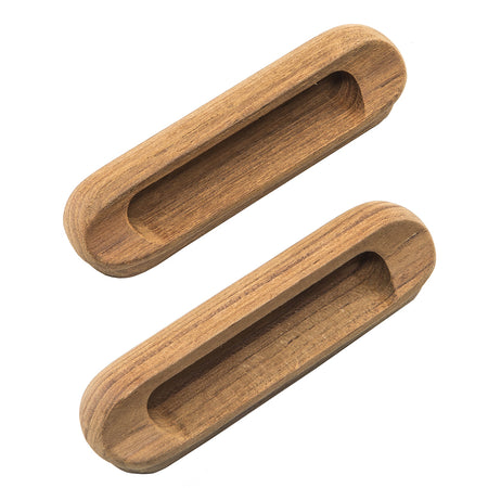 Whitecap Teak Oblong Drawer Pull - 4-1/16"L - 2 Pack 60124-A — Quality Boat Parts