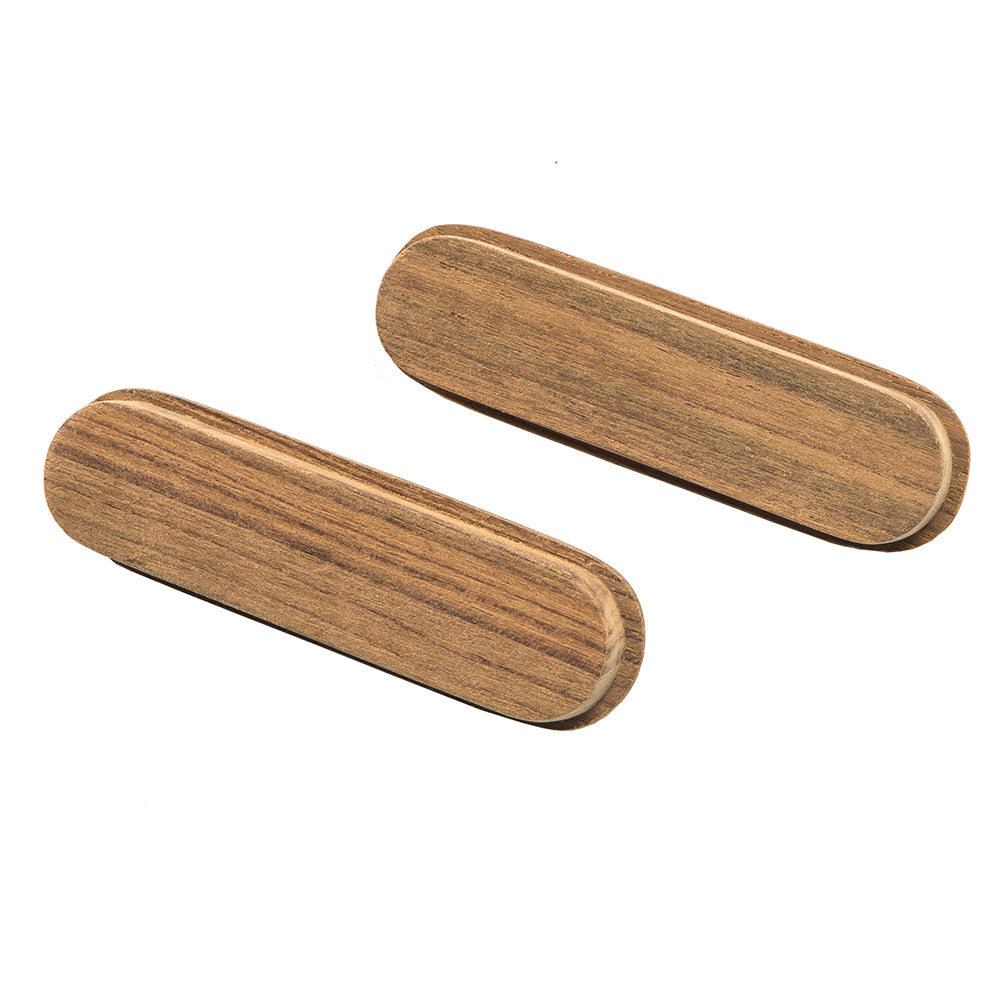 Whitecap Teak Oblong Drawer Pull - 4-1/16"L - 2 Pack 60124-A — Quality Boat Parts