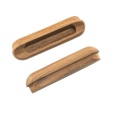 Whitecap Teak Oblong Drawer Pull - 4-1/16"L - 2 Pack 60124-A — Quality Boat Parts