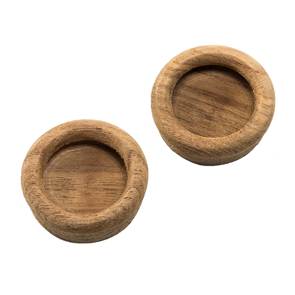 Whitecap Teak Round Drawer Pull - 1-3/8" Round - 2 Pack 60127-A — Quality Boat Parts