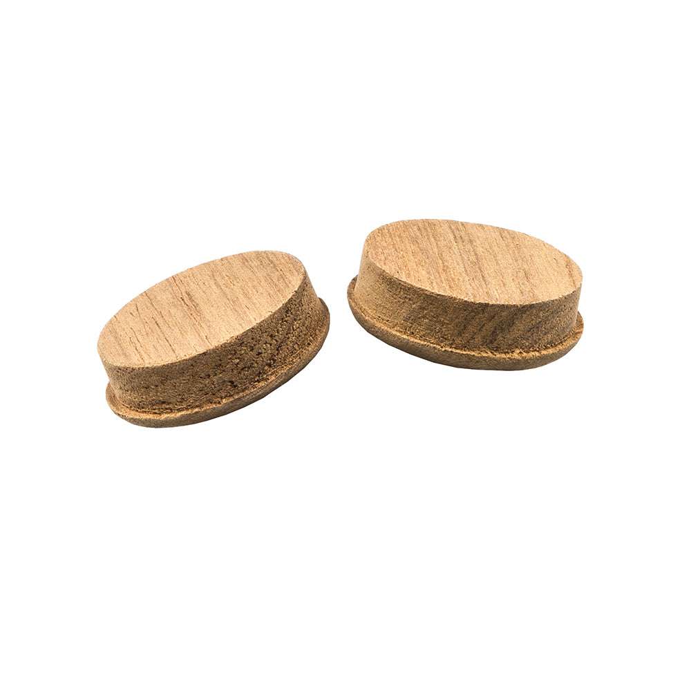 Whitecap Teak Round Drawer Pull - 1-3/8" Round - 2 Pack 60127-A — Quality Boat Parts