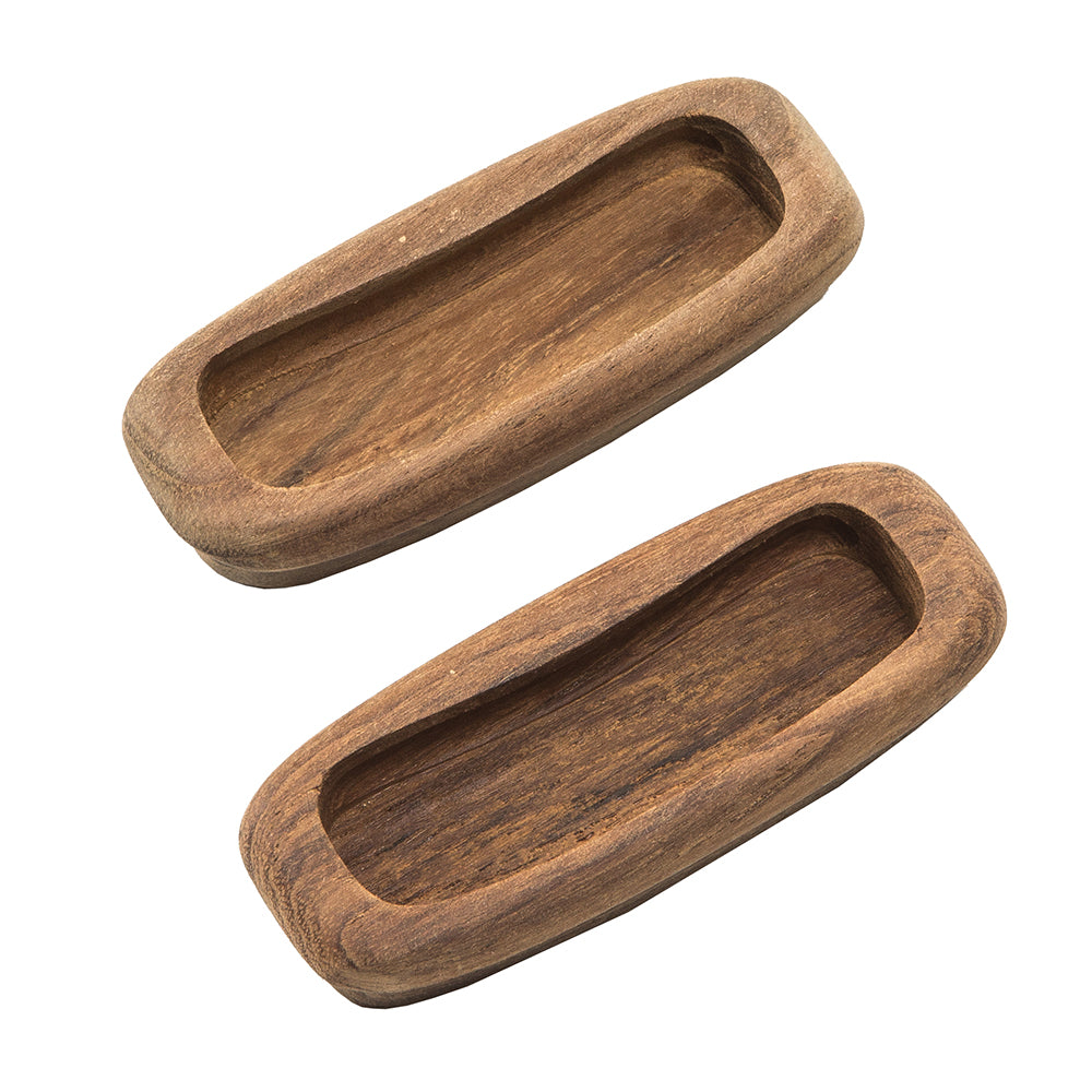 Whitecap Teak Rectangular Drawer Pull - 3-1/4"L - 2 Pack 60135-A — Quality Boat Parts
