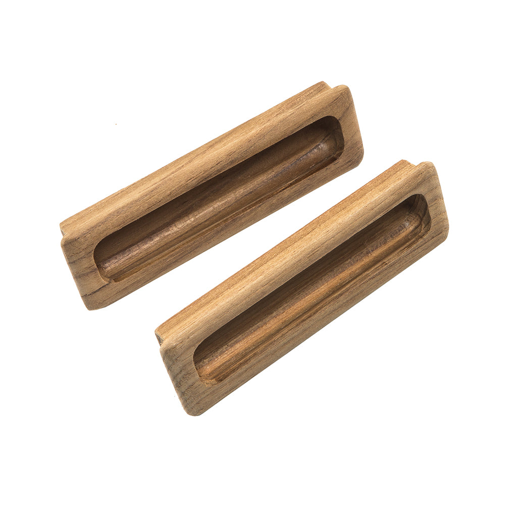 Whitecap Teak Large Rectangular Drawer Pull - 4-1/2"L - 2 Pack 60142-A — Quality Boat Parts