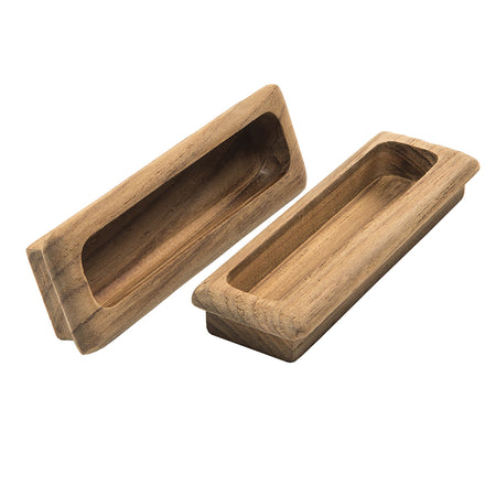 Whitecap Teak Large Rectangular Drawer Pull - 4-1/2"L - 2 Pack 60142-A — Quality Boat Parts