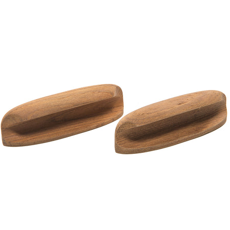 Whitecap Teak Oval Drawer Pull - 4"L - 2 Pack 60147-A — Quality Boat Parts