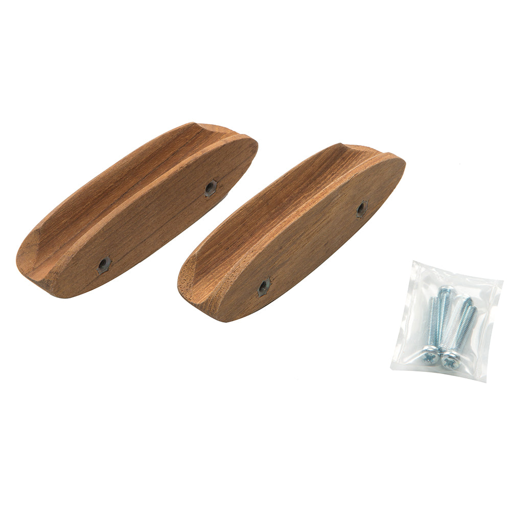 Whitecap Teak Oval Drawer Pull - 4"L - 2 Pack 60147-A — Quality Boat Parts