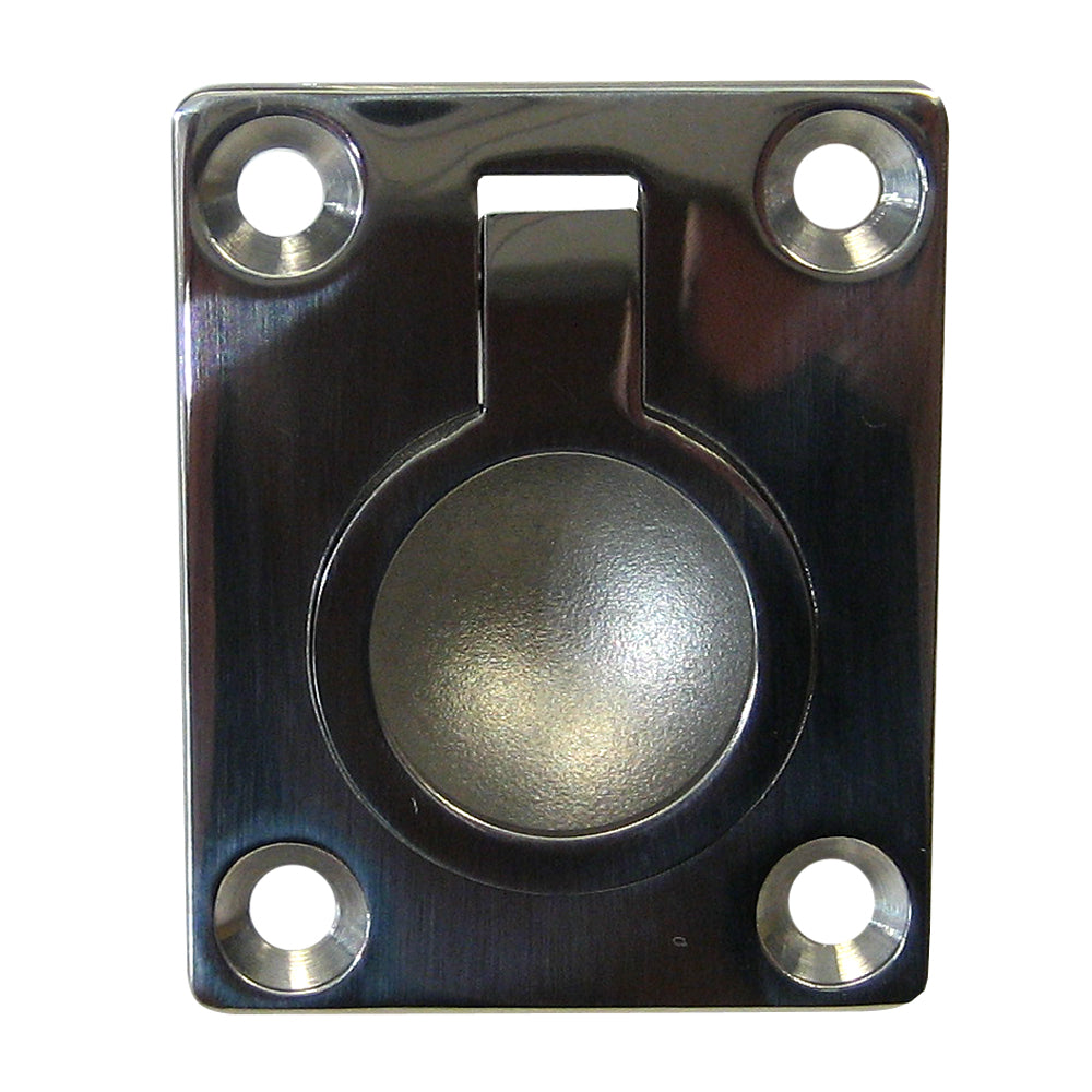 Whitecap Flush Pull Ring - 316 Stainless Steel - 1-1/2" x 1-7/8" 6022C — Quality Boat Parts