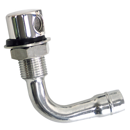 Whitecap Fuel Vent - Round Head, 90 Degree, 5/8" Hose 6023C — Quality Boat Parts