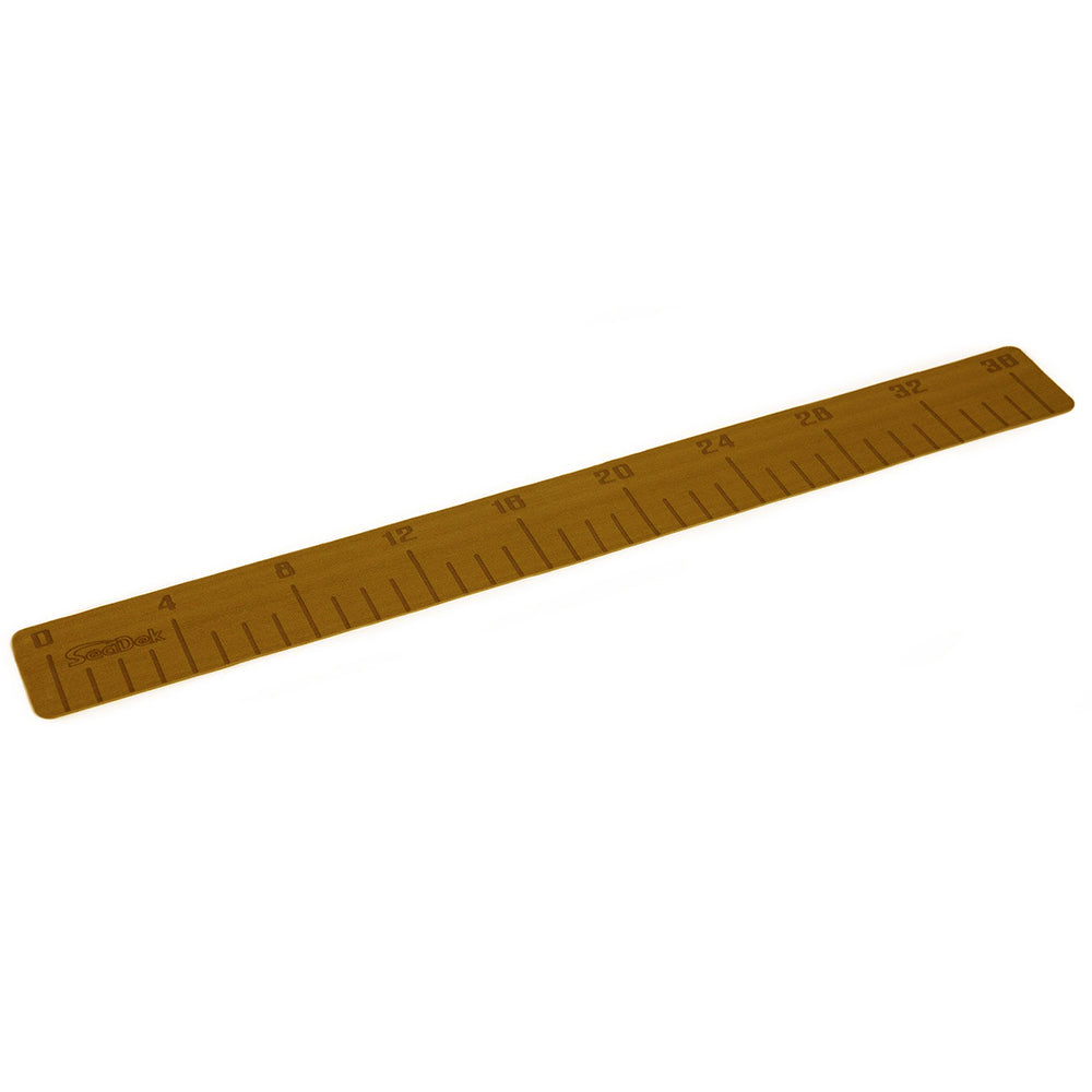 SeaDek 36" Fish Ruler - Mocha Brushed w/SeaDek Logo 22135-80090 — Quality Boat Parts