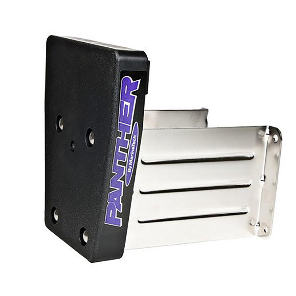 Panther Marine Outboard Motor Bracket - Stainless Steel - Fixed 15HP 55-0024 — Quality Boat Parts